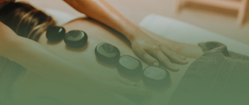 Hot stone massage treatment at Swiss Wellness Day Spa in Adelaide
